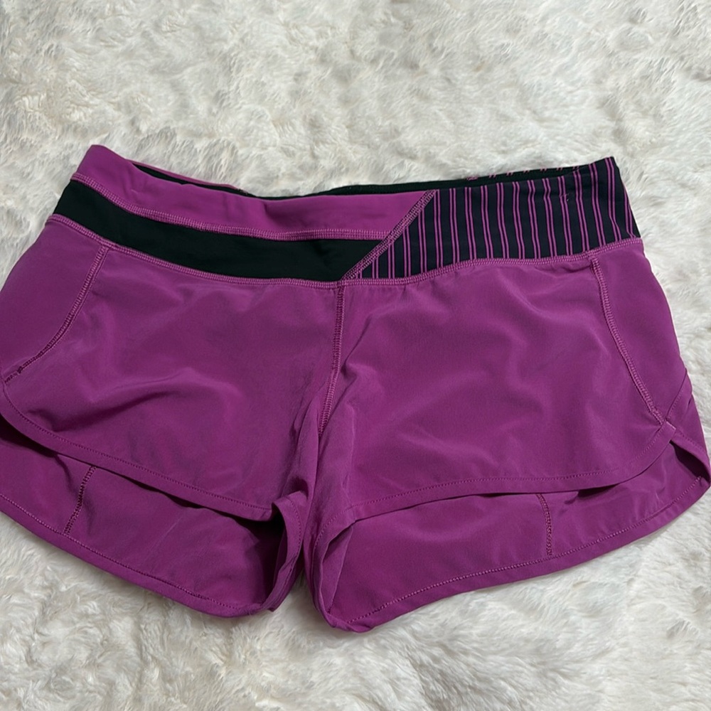Lululemon Speed up size 8 shorts. Used.